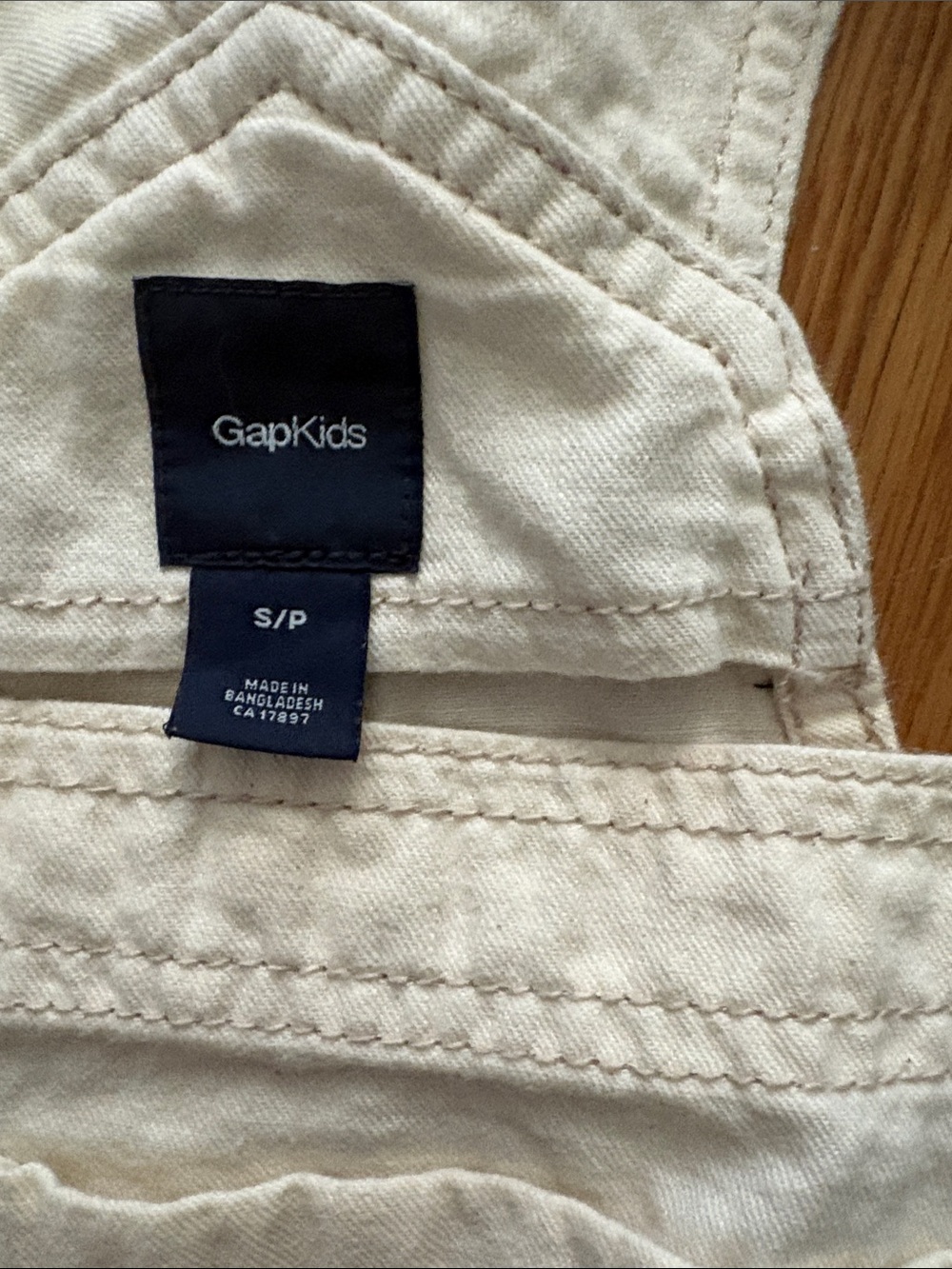 GAP White Kids Denim Overalls - Picture 2 of 2